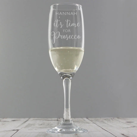 Personalised Prosecco Celebration Flute: 1 - Champagne Flutes By Gift Moments