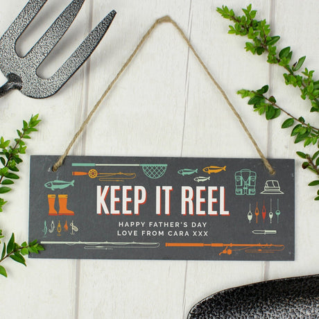 Personalised Hanging Slate Plaque - Keep It Reel: 3 - Signs & Plaques By Gift Moments