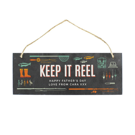 Personalised Hanging Slate Plaque - Keep It Reel: 4 - Signs & Plaques By Gift Moments