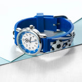 Personalised Kids Blue Football Watch: 5 - Metal Watches By Gift Moments