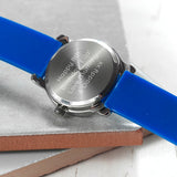 Personalised Kids Blue Football Watch: 9 - Metal Watches By Gift Moments