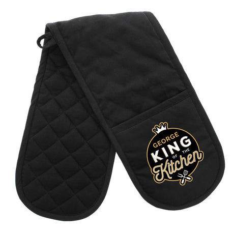 Personalised King of the Kitchen Oven Gloves: 2 - Oven Gloves By Gift Moments