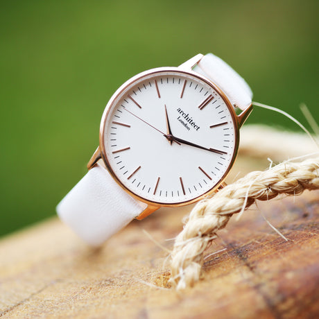 Personalised Architēct Blanc Watch for Ladies: 1 - Watches By Architect Watches