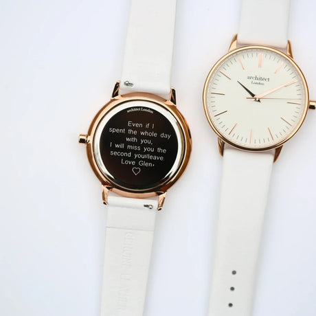 Personalised Architēct Blanc Watch for Ladies: 2 - Watches By Architect Watches