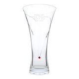 Personalised Ruby Diamante Heart Vase: 5 - Vases By Gift Moments