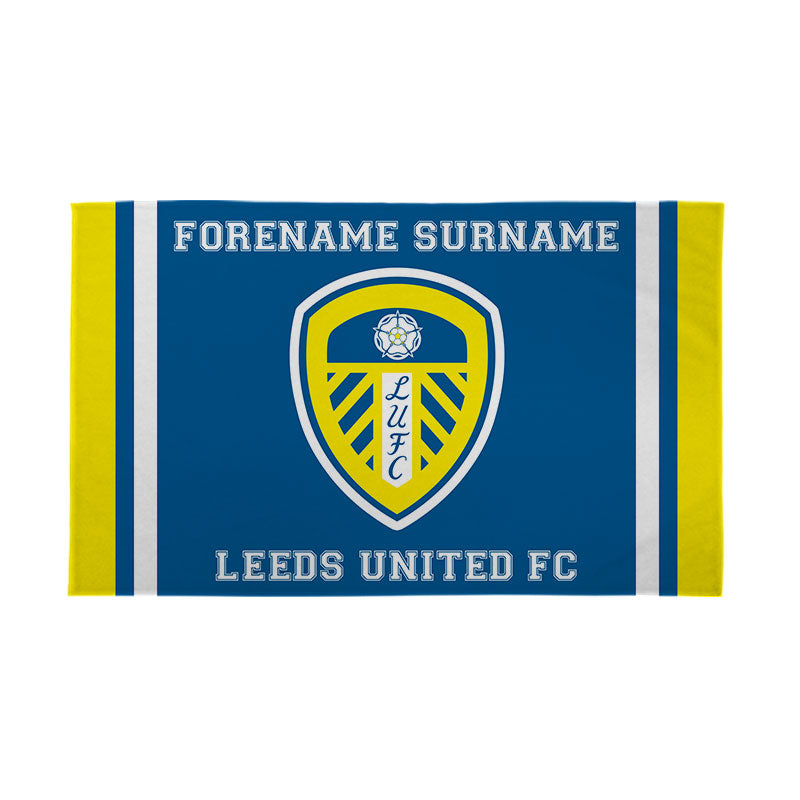 Personalised Leeds United FC 5ft x 3ft Banner: 1 - Flags & Banners By Leeds United