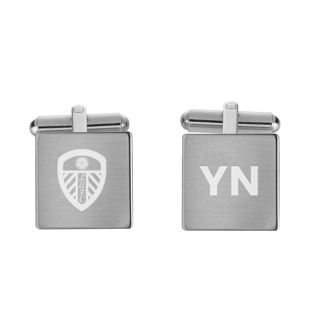 Personalised Leeds United FC Crest Cufflinks: 1 - Cufflinks & Tie Slides By Leeds United