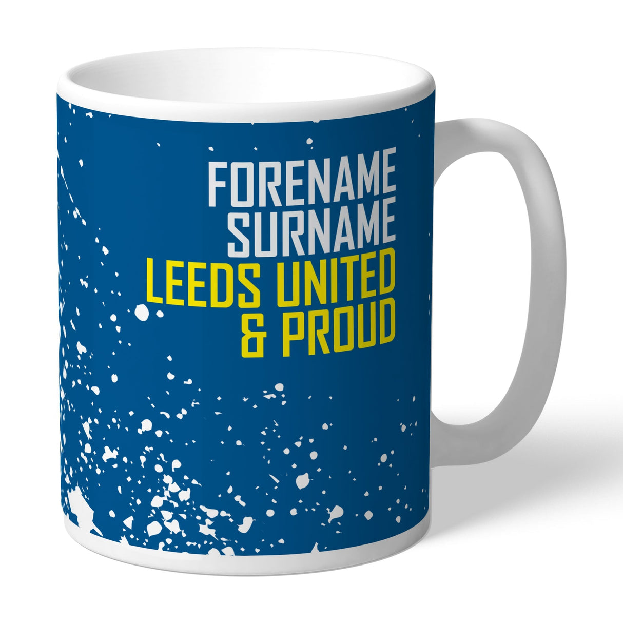 Personalised Leeds United FC Proud Mug: 1 - Mugs By Leeds United