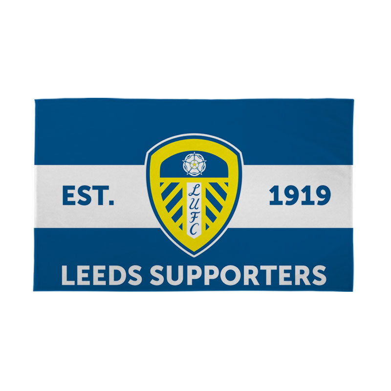 Personalised Leeds United FC 5ft x 3ft Banner: 1 - Flags & Banners By Leeds United