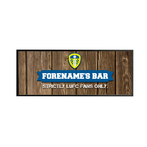 Personalised Leeds United FC Bar Runner: 1 - Barware By Leeds United