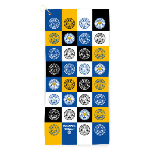 Personalised Leicester City Golf Towel: 1 - Golf Towels By Leicester City