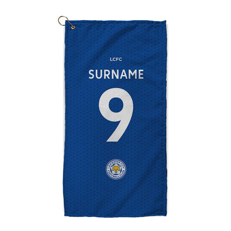 Personalised Leicester City Microfibre Golf Towel: 1 - Golf Towels By Leicester City