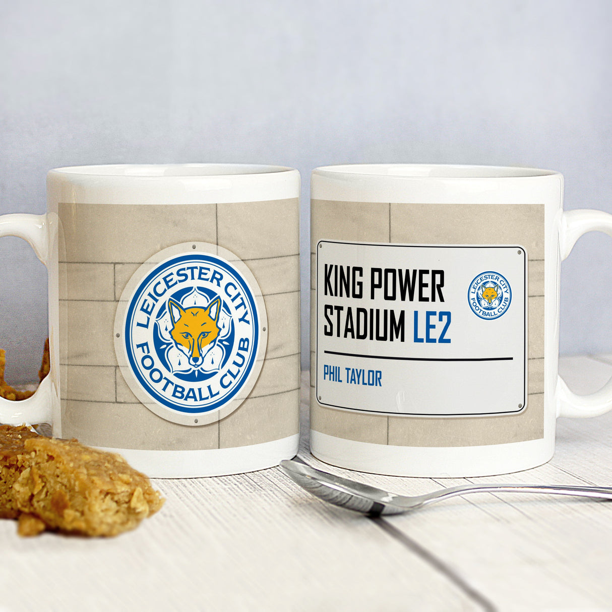 Personalised Leicester City FC Mug: 2 - Mugs By Leicester City