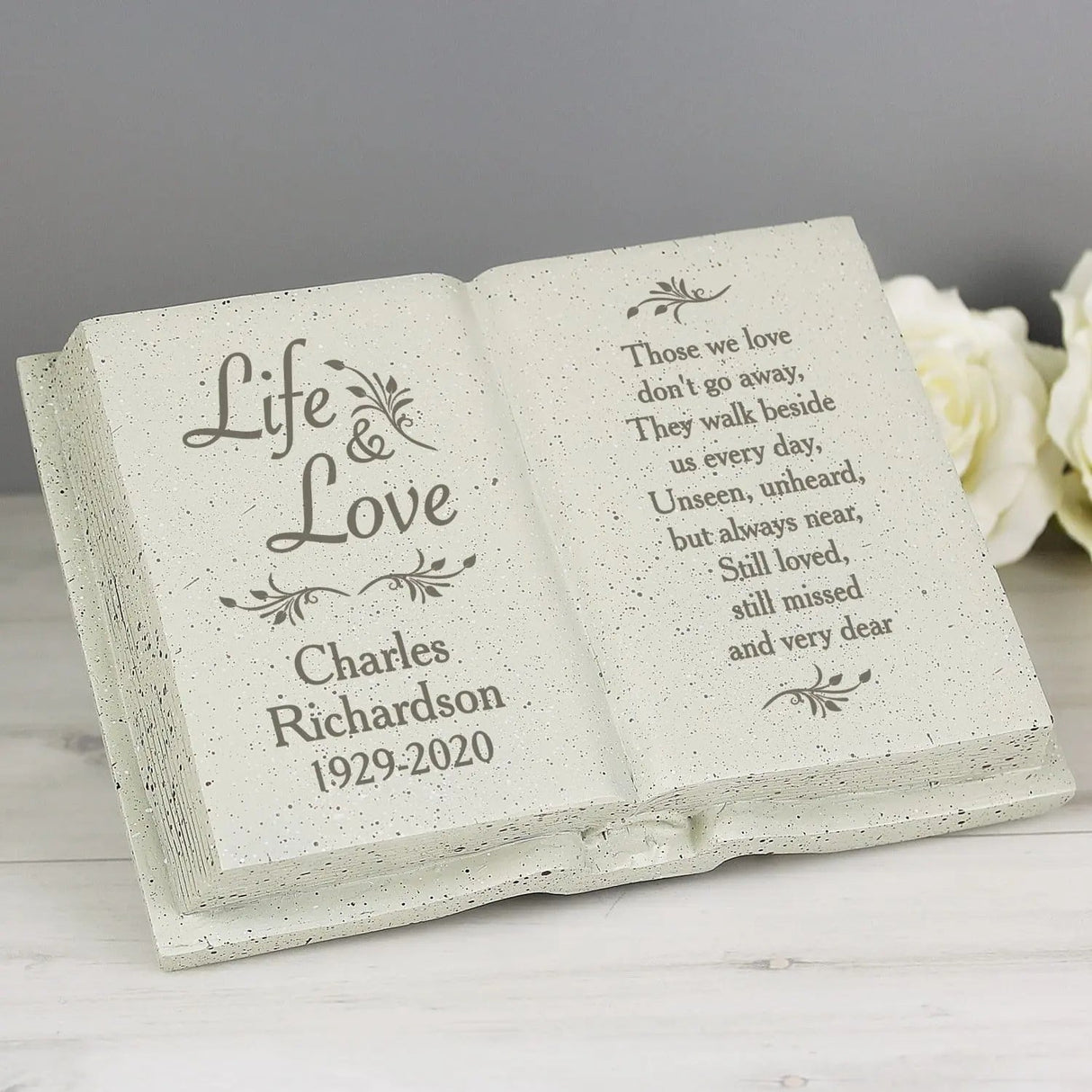 Personalised Life & Love Memorial Book: 3 - Memorials By Gift Moments