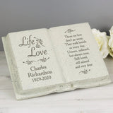 Personalised Life & Love Memorial Book: 3 - Memorials By Gift Moments