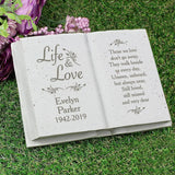 Personalised Life & Love Memorial Book: 1 - Memorials By Gift Moments