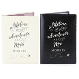 Personalised Couples Travel Passports Set: 2 - Passport Holders By Gift Moments