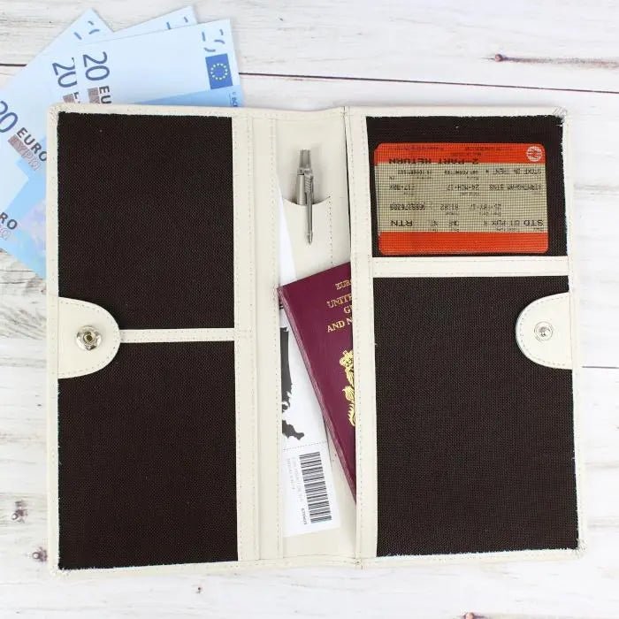 Personalised Travel Document Holder for Couples: 2 - Travel Accessories By Gift Moments