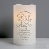 Personalised Little Angel LED Candle: 1 - LED Lighting By Gift Moments