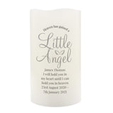 Personalised Little Angel LED Candle: 4 - LED Lighting By Gift Moments