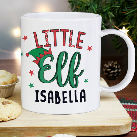 Personalised Little Elf Plastic Mug: 1 - Plastic Mugs By Gift Moments