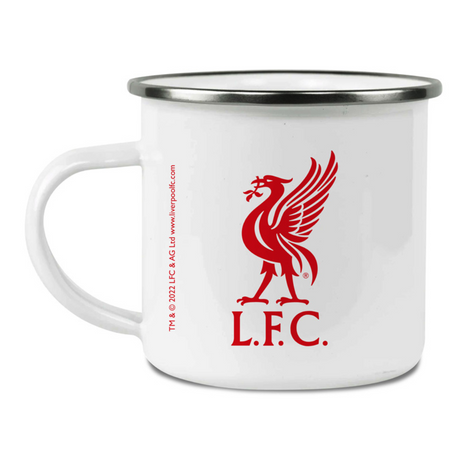 Personalised Liverpool FC Enamel Camping Mug: 2 - Mugs By Liverpool