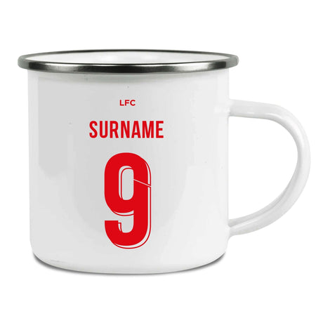 Personalised Liverpool FC Enamel Camping Mug: 1 - Mugs By Liverpool