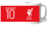 Personalised Liverpool FC Retro Shirt Mug: 2 - Mugs By Liverpool