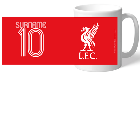 Personalised Liverpool FC Retro Shirt Mug: 2 - Mugs By Liverpool