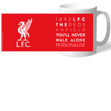 Personalised Liverpool FC Word Collage Mug: 2 - Mugs By Liverpool