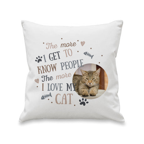 Personalised Cat Photo Cushion: 2 - Cushions By Gift Moments