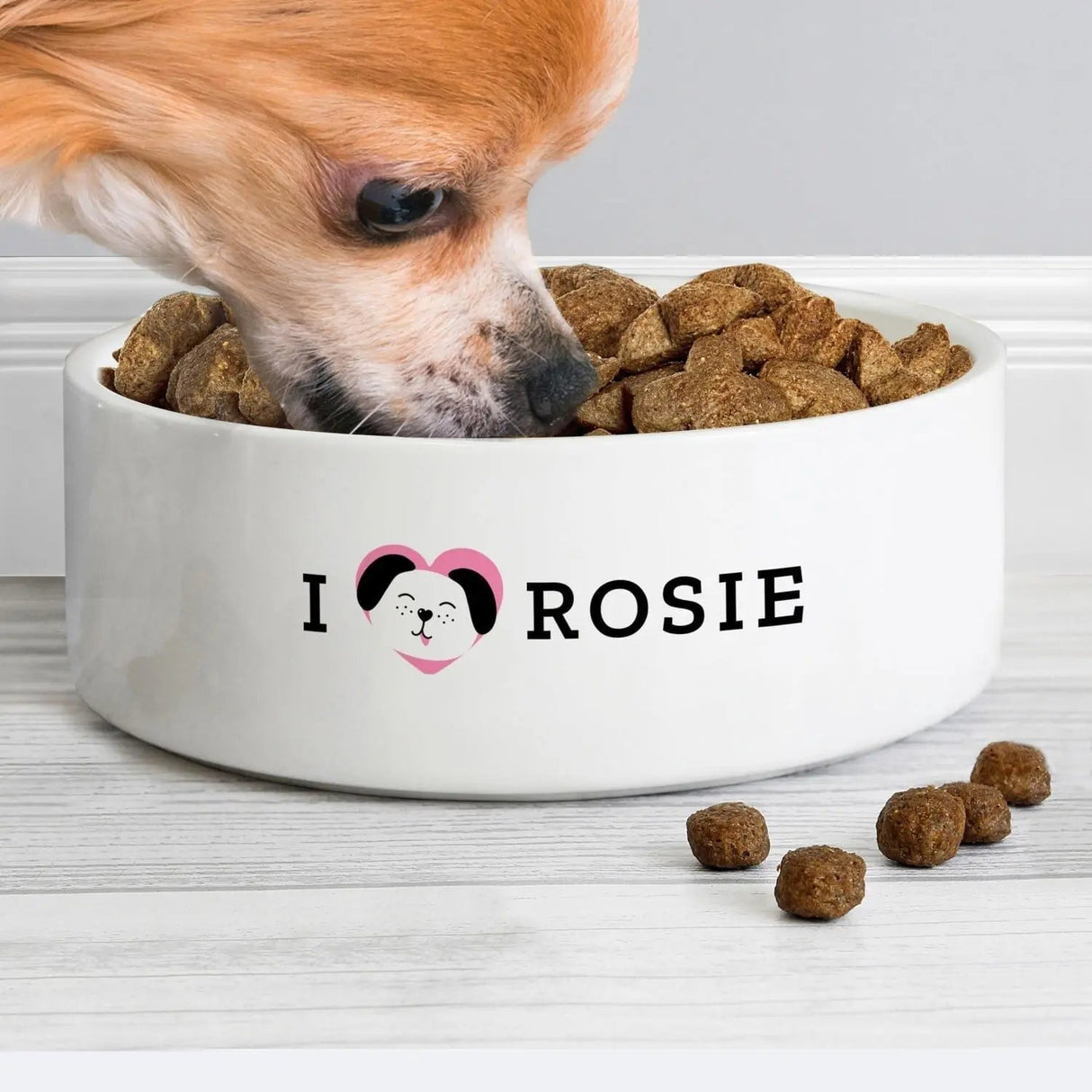 Personalised I Love My Dog Pet Bowl: 2 - Pet Products By Gift Moments