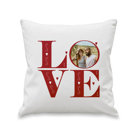 Personalised LOVE Photo Cushion: 3 - Cushions By Gift Moments