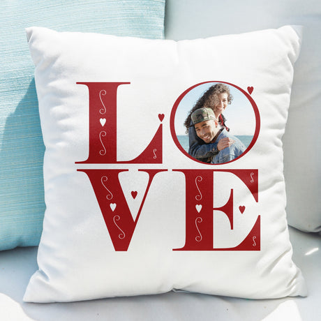 Personalised LOVE Photo Cushion: 1 - Cushions By Gift Moments