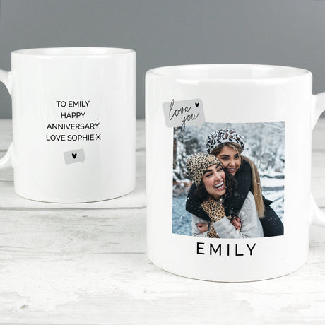 Personalised Love You Photo Upload Mug: 6 - Mugs By Gift Moments