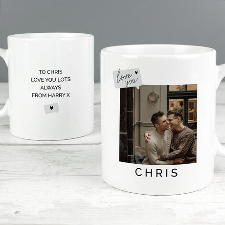 Personalised Love You Photo Upload Mug: 7 - Mugs By Gift Moments