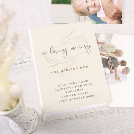 Personalised In Loving Memory Photo Album: 4 - Photo Albums By Gift Moments