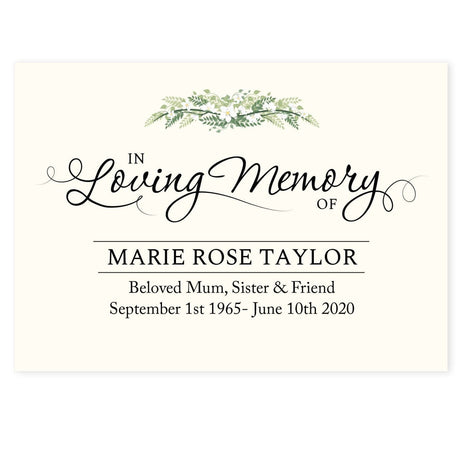 Personalised In Loving Memory Card: 3 - Greeting Cards By Gift Moments