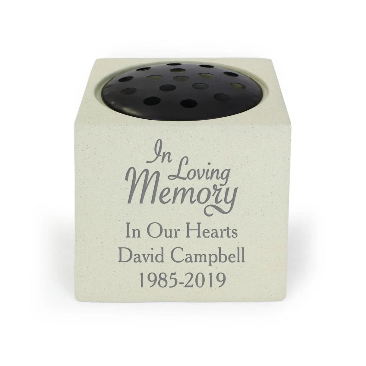 Personalised In Loving Memory Memorial Vase: 2 - Memorials By Gift Moments