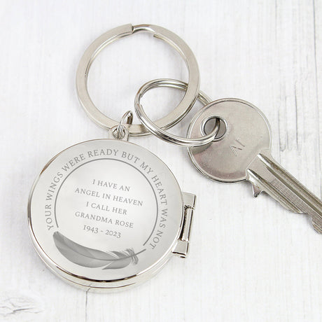 Personalised In Loving Memory Photo Keyring: 8 - Keyrings By Gift Moments