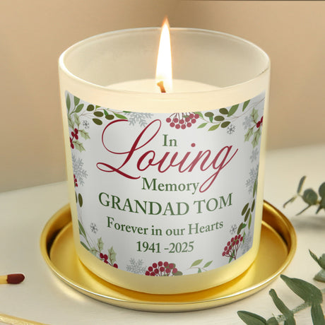 Personalised Memory Scented Jar Candle: 1 - Candles By Gift Moments