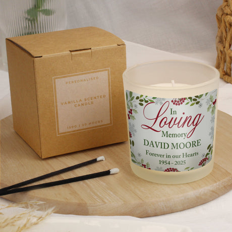 Personalised Memory Scented Jar Candle: 3 - Candles By Gift Moments