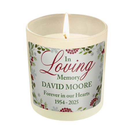 Personalised Memory Scented Jar Candle: 5 - Candles By Gift Moments