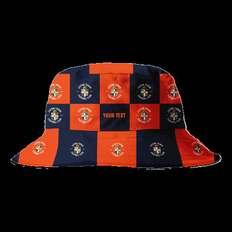 Personalised Luton Town Chequered Bucket Hat: 1 - Caps & Hats By Luton Town