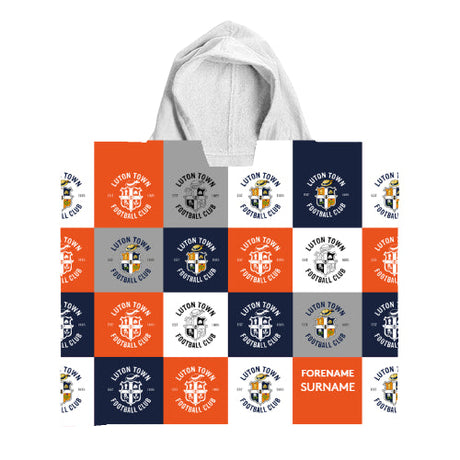 Personalised Luton Town FC Kids Hooded Towel: 1 - Towels By Luton Town