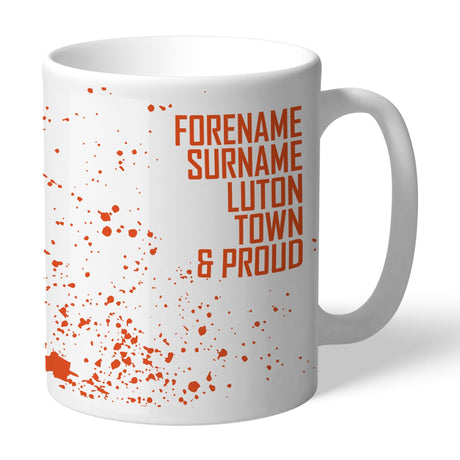 Personalised Luton Town FC Mug: 1 - Mugs By Luton Town