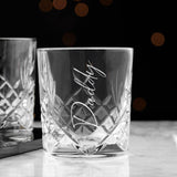 Personalised Luxe Crystal Whisky Tumbler: 6 - Tumblers By Gift Moments