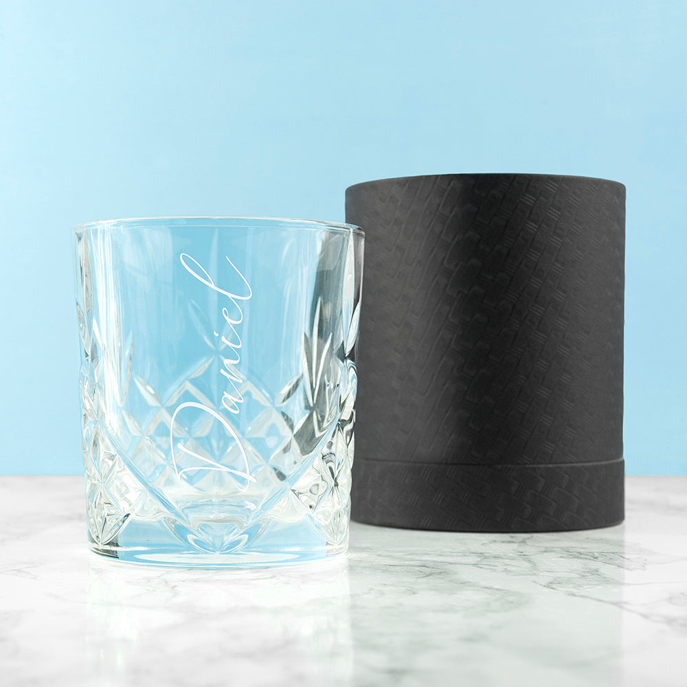 Personalised Luxe Crystal Whisky Tumbler: 2 - Tumblers By Gift Moments