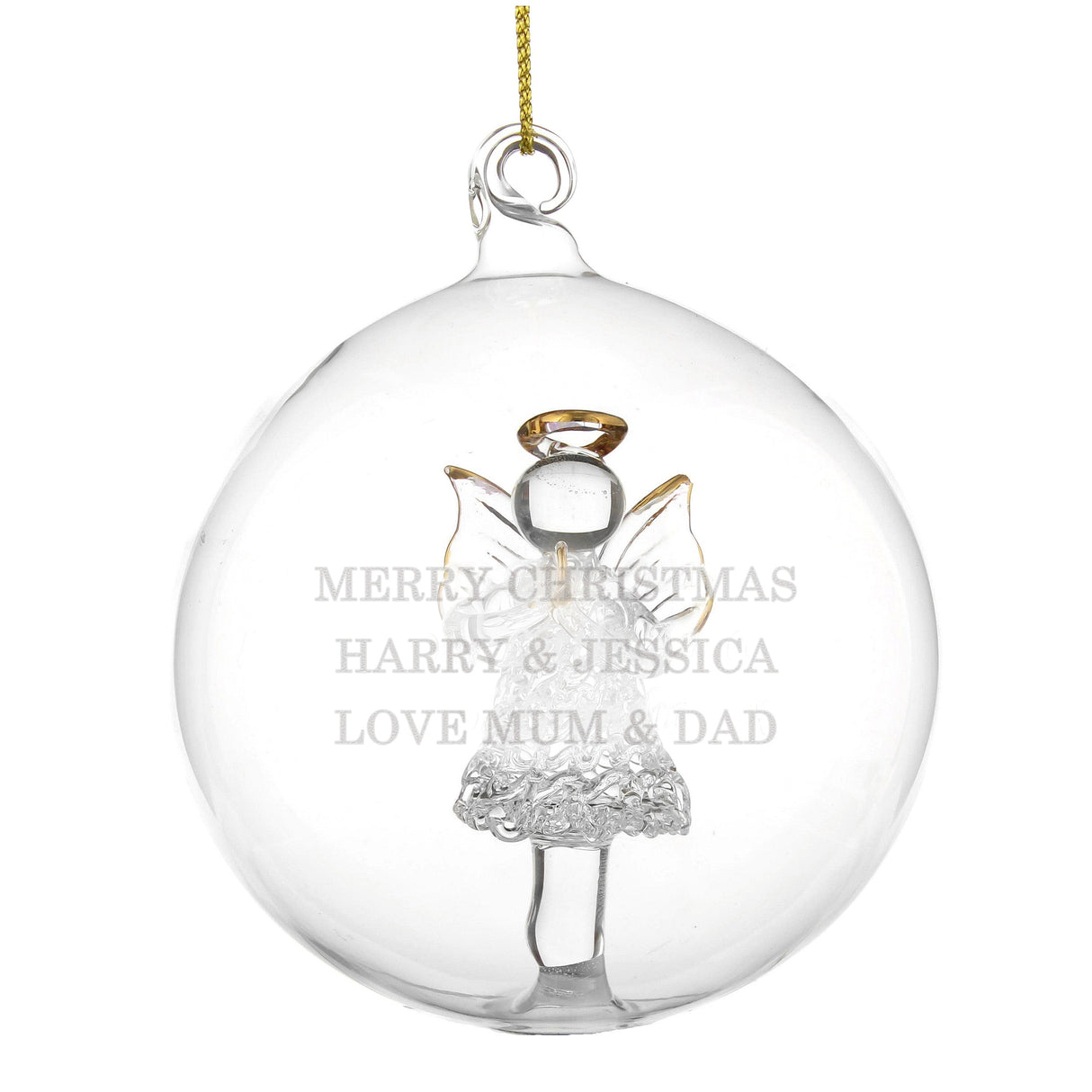 Personalised Luxury Glass Christmas Baubles: 8 - Christmas Baubles By Gift Moments