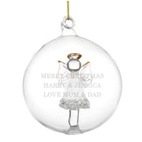 Personalised Luxury Glass Christmas Baubles: 8 - Christmas Baubles By Gift Moments